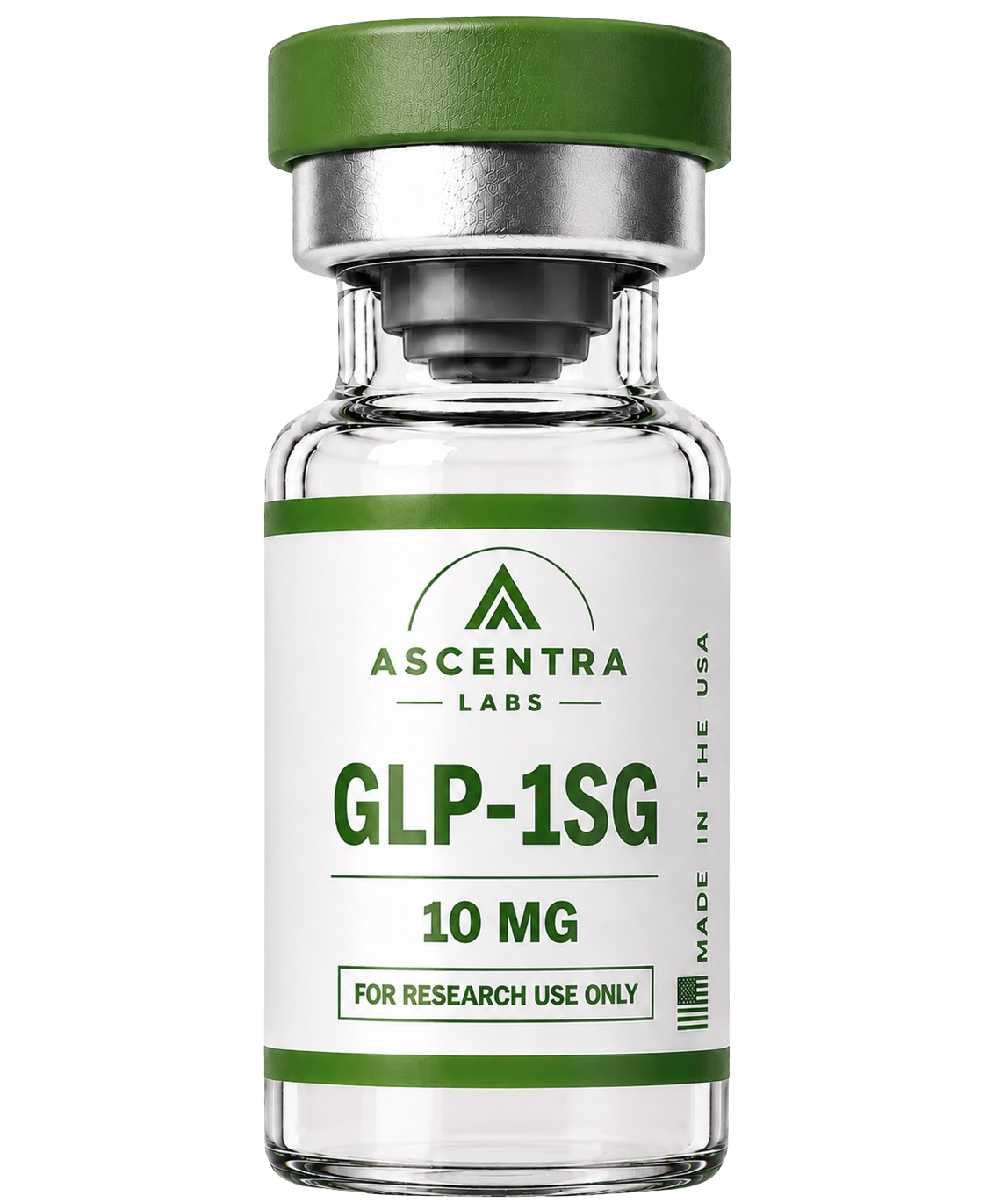GLP-1SG vial, Semaglutide. (RUO) Research Use Only.