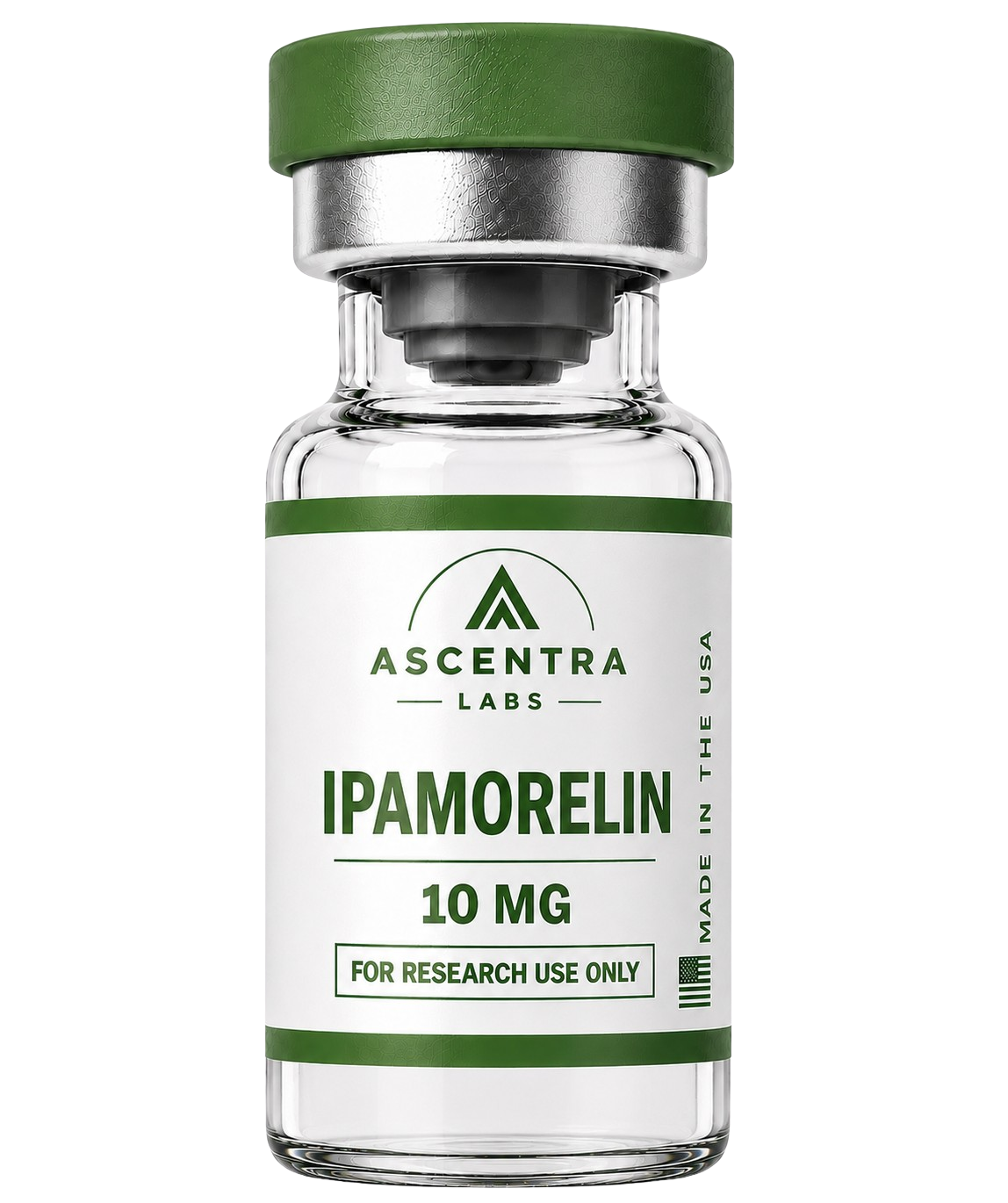 IPAMORELIN vial, Ipamorelin. (RUO) Research Use Only.