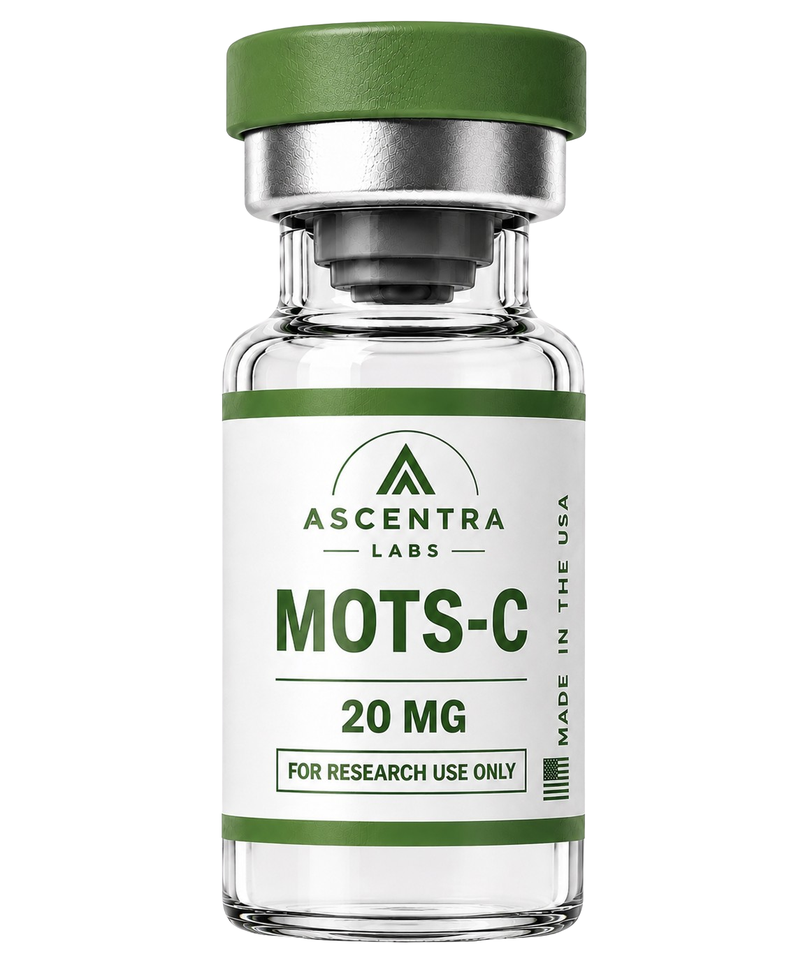 MOTS-C vial, MOTS-c. (RUO) Research Use Only.