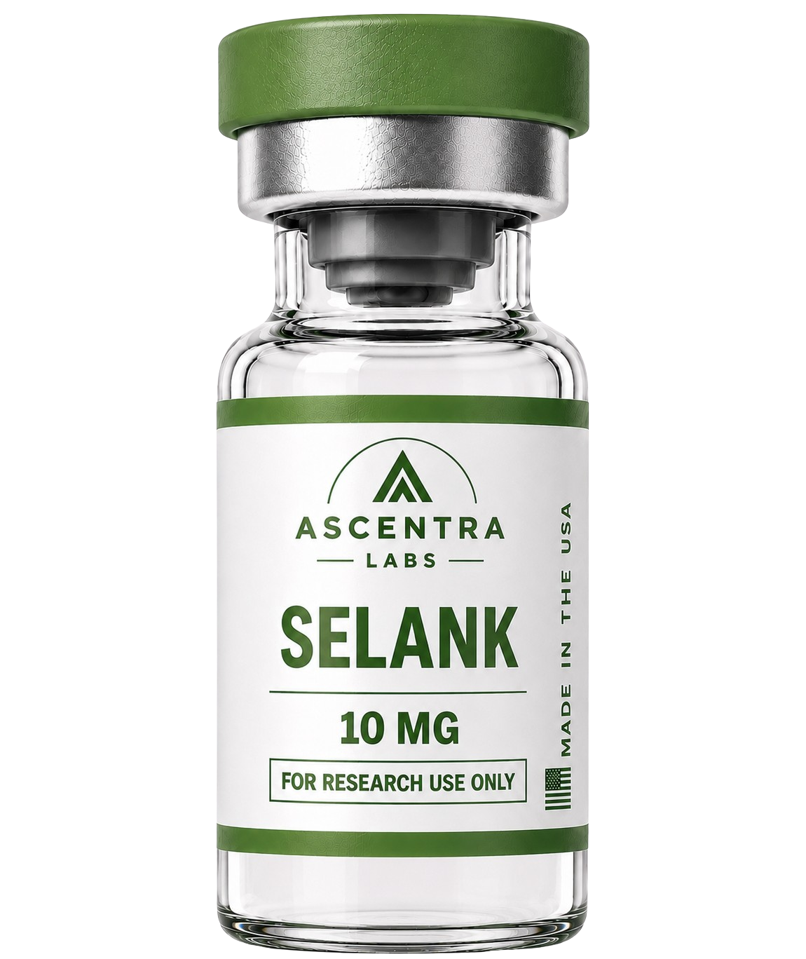 SELANK vial, Selank. (RUO) Research Use Only.