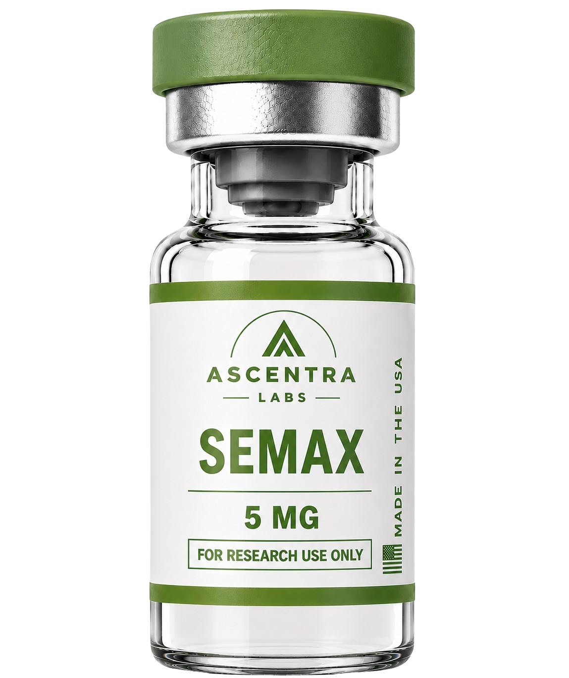 SEMAX vial, Semax. (RUO) Research Use Only.