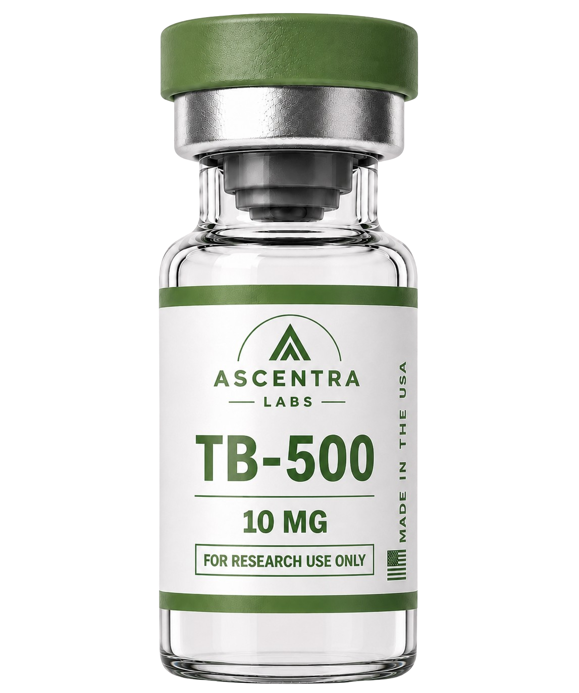 TB-500 vial, TB-500. (RUO) Research Use Only.